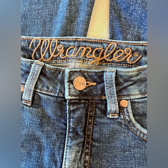 Wrangler Retro High Rise Trumpet Flare Jeans 26x30 Coastal Cowgirl Boho Western - Picture 6 of 12
